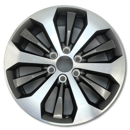 For Ford F150 Pickup OEM Design Wheel 20" 2015-2020 Machined Charcoal Single Replacement Rim HL341007JA