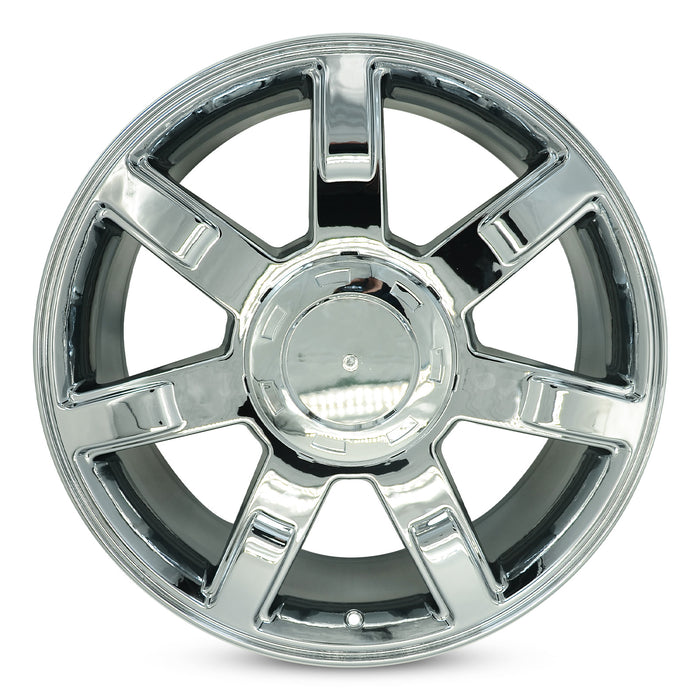 22" Set of 4 Brand New 22x9 Chrome Alloy Wheels for 2007-2014 Cadillac Escalade ESV EXT OEM Quality Replacement Rim