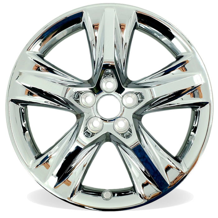 Set of 4 New 19" 19X7.5 Wheels With Chrome Clad Cover for 2014-2019 Toyota Highlander OEM Style Replacement Rim