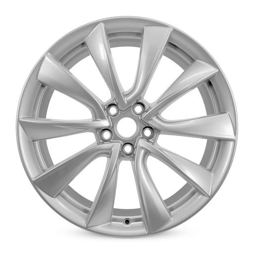 For Front Tesla Model 3 OEM Design Wheel 20" 20x8.5 2018-2020 Silver Single Replacement Rim