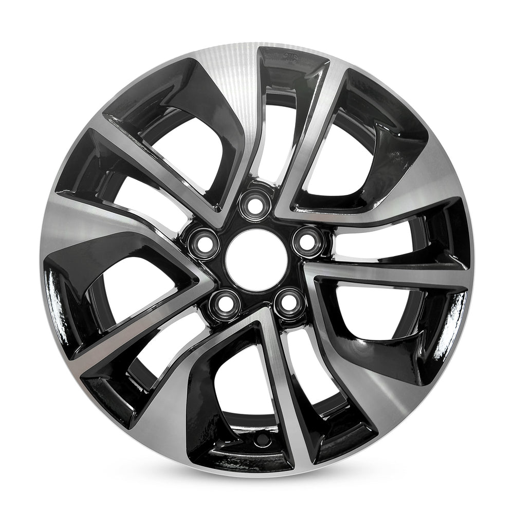 For Honda Civic OEM Design Wheel 16" 16x6.5 2013-2015 Machined Black Single Replacement Rim