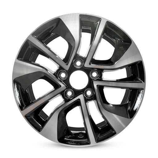 For Honda Civic OEM Design Wheel 16" 16x6.5 2013-2015 Machined Black Single Replacement Rim