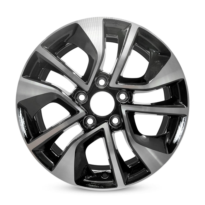 For Honda Civic OEM Design Wheel 16" 16x6.5 2013-2015 Machined Black Single Replacement Rim