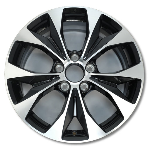 For Honda Civic OEM Design Wheel 17" 17x7 2012-2014 Machined Black Single Replacement Rim 42700TR4A81