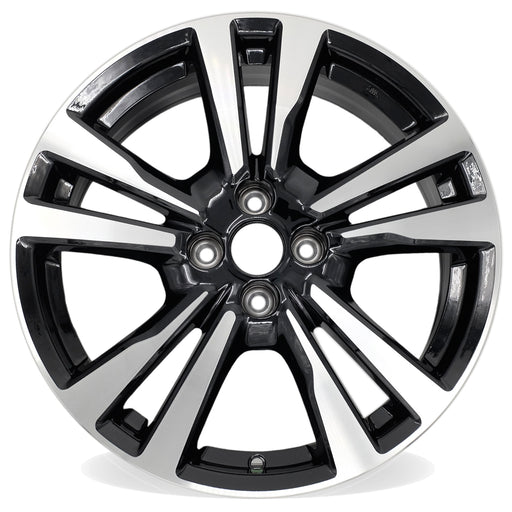 17” NEW Single 17x6.5 MACHINED BLACK Wheel for NISSAN KICKS 2018-2020 OEM Design Replacement Rim