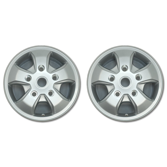 For Ford Transit 150 250 350 OEM Design Wheel 16" 2017-2021 16x6.5 Silver Set of 2 Replacement Rim HK411007AA