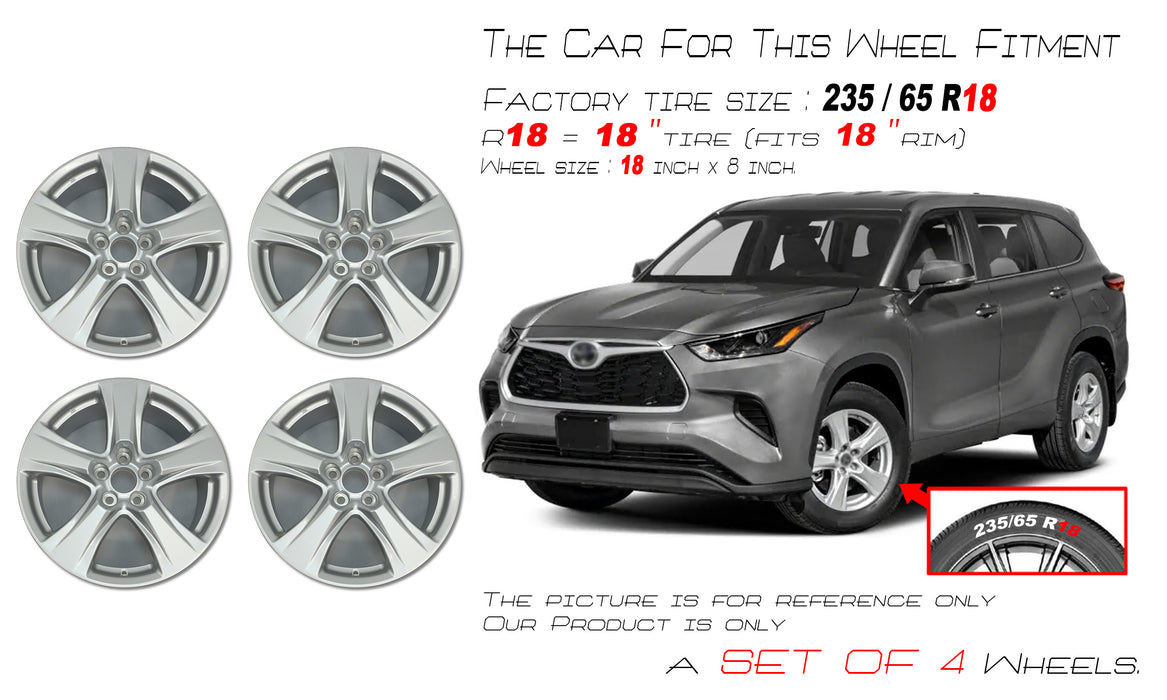Highlander Rims For Toyota Highlander OEM Design Wheel 18