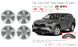For Toyota Highlander OEM Design Wheel 18" 2020-2023 18x8 Silver Set of 4 Replacement Rim 426110E510