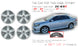For Toyota Corolla Matrix OEM Design Wheel 17" 17x7 2009-2014 Silver Set of 4 Replacenment Rim 4261102A20