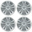 For Honda Civic OEM Design Wheel 17" 17x7 2006-2008 Silver Set of 4 Replacement Rim 42700SVBA01 42700SVBA02