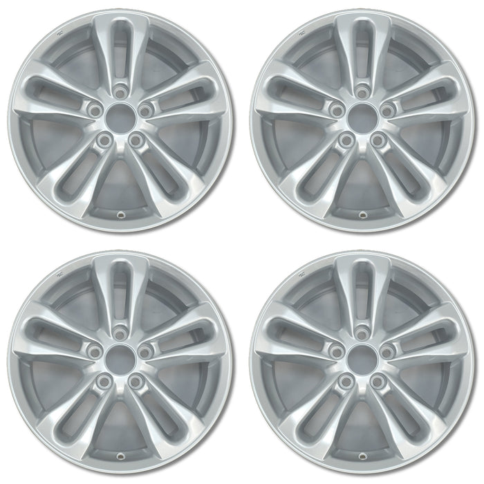 For Honda Civic OEM Design Wheel 17" 17x7 2006-2008 Silver Set of 4 Replacement Rim 42700SVBA01 42700SVBA02