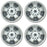 For Ford Transit 150 250 350 OEM Design Wheel 16" 2017-2021 16x6.5 Silver Set of 4 Replacement Rim HK411007AA