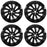 For Tesla Model 3 OEM Design Wheel 20" 20X9 2021 -2023 SATIN BLACK Set of 4 Replacement Rim