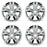 For Ford Edge Chrome Clad OEM Design Wheel 20" 20x8 2011 2012 2013 2014 Set of 4 Replacement Rim 3847 03847