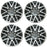 For Ford F250 F350 SD OEM Design Wheel 20" 2017-2019 20x8 Machined Charcoal Set of 4 Replacement Rim HC3C1007PA