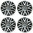 For Ford F250 F350 SD OEM Design Wheel 20" 2017-2019 20x8 Machined Charcoal Set of 4 Replacement Rim HC3C1007PA