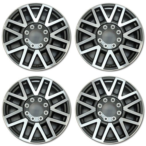 For Ford F250 F350 SD OEM Design Wheel 20" 2017-2019 20x8 Machined Charcoal Set of 4 Replacement Rim HC3C1007PA