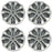 For Toyota RAV4 OEM Design Wheel 19" 2019-2024 19x7.5 Hyper Silver Set of 4 Replacement Rim 4261A0R040 4261A0R050 4261A42130 4261B42850