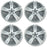 For Toyota Corolla Matrix OEM Design Wheel 17" 17x7 2009-2014 Silver Set of 4 Replacenment Rim 4261102A20