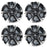 For Honda CR-V OEM Design Wheel 18" 18x7.5 2017-2019 Machined Black Set of 4 Replacement Rim 42700TLAA88 42700TLAAA1