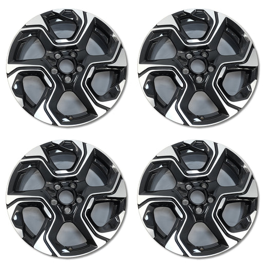 For Honda CR-V OEM Design Wheel 18" 18x7.5 2017-2019 Machined Black Set of 4 Replacement Rim 42700TLAA88 42700TLAAA1