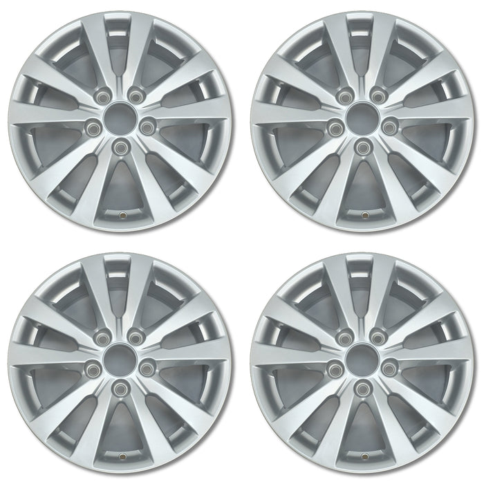 For Honda Civic OEM Design Wheel 16" 16x6.5 2012-2014 Silver Set of 4 Replacement Rim 42700TR0A81
