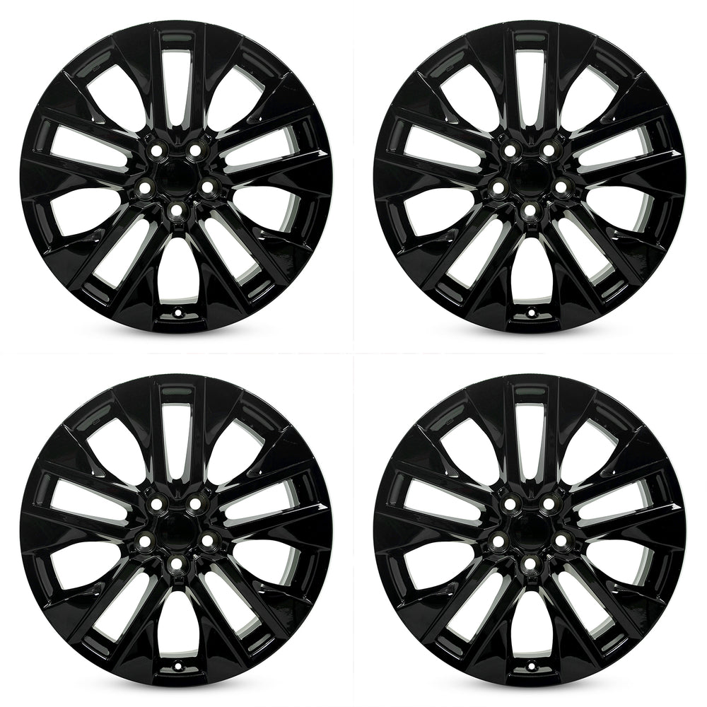 For Toyota RAV 4 OEM Design Wheel 19" 2019-2023 19x7.5 GLOSS BLACK Set of 4 Replacement Rim