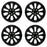 For Toyota RAV 4 OEM Design Wheel 19" 2019-2023 19x7.5 GLOSS BLACK Set of 4 Replacement Rim