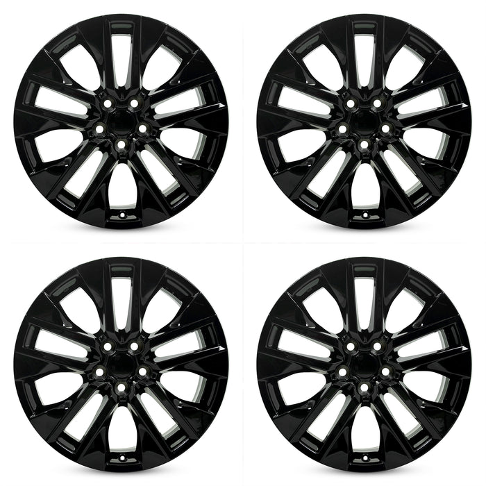 For Toyota RAV 4 OEM Design Wheel 19" 2019-2023 19x7.5 GLOSS BLACK Set of 4 Replacement Rim
