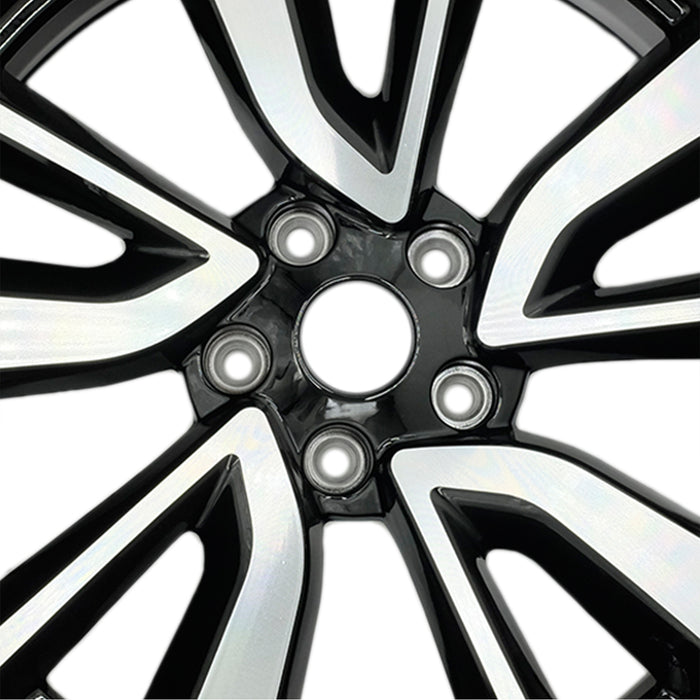 For Nissan Rogue OEM Design Wheel 19" 19x7 2017-2020 Machined Black Set of 4 Replacement Rim