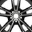 For FRONT BMW 2 Series, 3 Series & 4 Series OEM Design Wheel 19" 19x8 2019-2024 Machined Black Single Replacement Rim