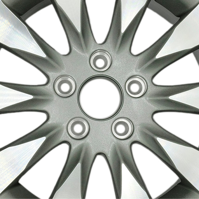 For Honda Civic OEM Design Wheel 16" 16X6.5 Machined Grey 2009-2011 Set of 4 Replacement Rim