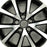 For Volkswagen Jetta OEM Design Wheel 16" 16x6.5 2015-2018 Machined Black Single Replacement Rim