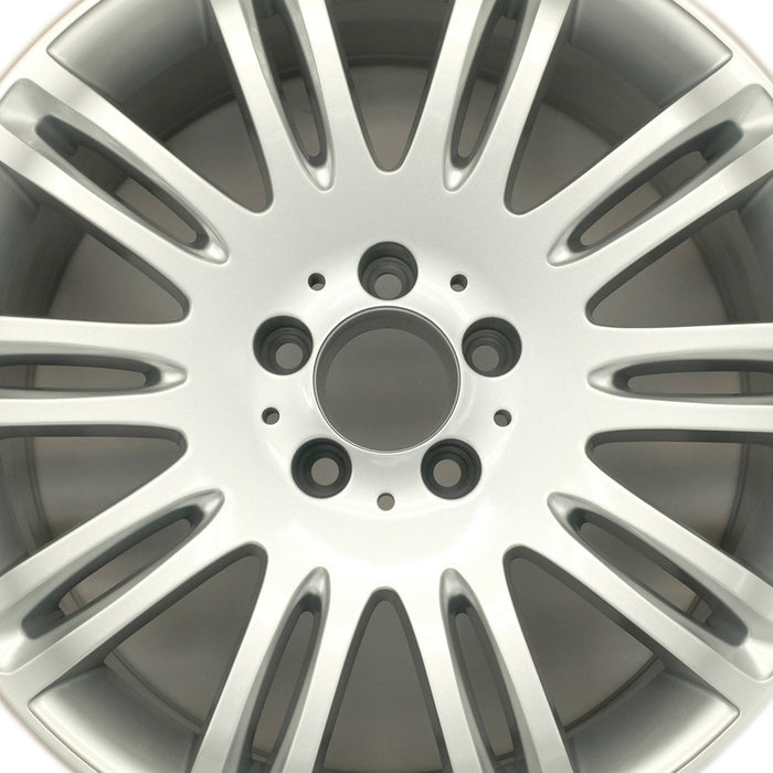 FRONT Rear For Mercedes E350 E550 OEM Design Wheel 18" 18x8.5 18x9 2007-2009 Silver Set of 4 Replacement Rim