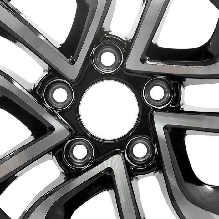 For Honda Civic OEM Design Wheel 16" 16x6.5 2013-2015 Machined Black Set of 4 Replacement Rim