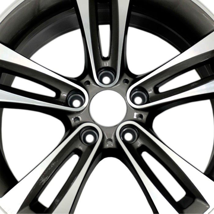 For BMW 3 Series 4 Series OEM Design Wheel 18" 18x8 Machined Grey 2012-2020 Single Replacement Rim