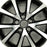 For Volkswagen Jetta OEM Design Wheel 16" 16x6.5 2015-2018 Machined Black Set of 4 Replacement Rim