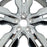 For Ford Edge Chrome Clad OEM Design Wheel 20" 20x8 2011 2012 2013 2014 Single Replacement Rim 3847 03847