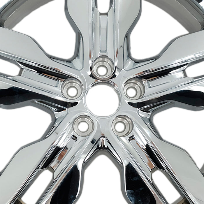 For Ford Edge Chrome Clad OEM Design Wheel 20" 20x8 2011 2012 2013 2014 Single Replacement Rim 3847 03847