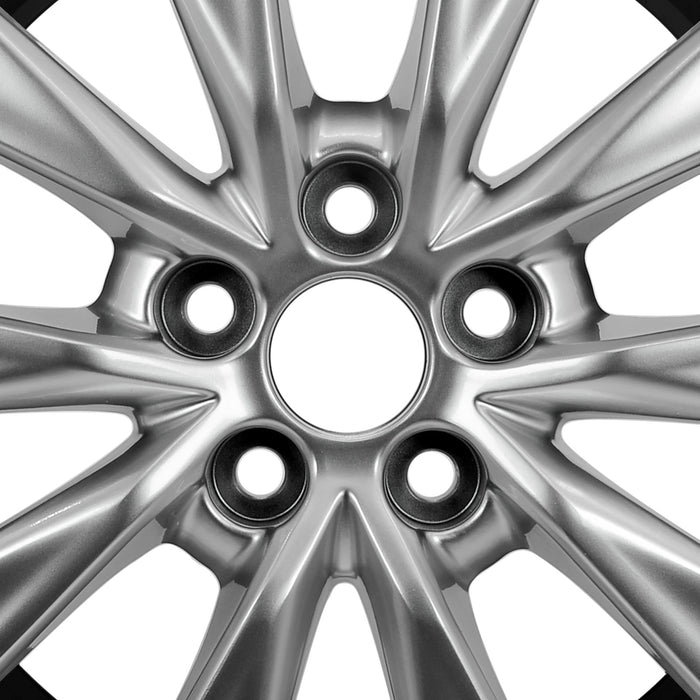 For Toyota Camry OEM Design Wheel 17" 17x7 2015-2017 Hyper Silver Set of 4 Replacement Rim