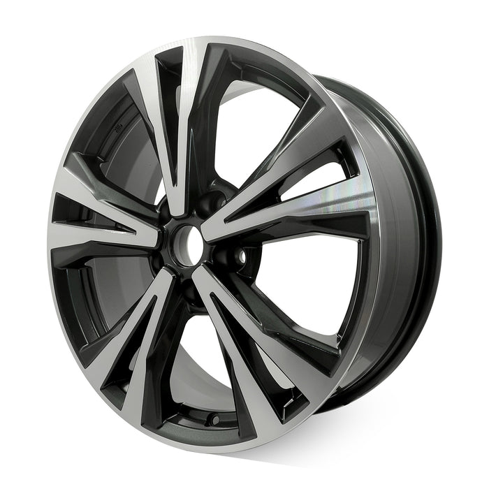 For Nissan Rogue OEM Design Wheel 18" 18x7 2017-2020 Machined Charcoal Single Replacement Rim