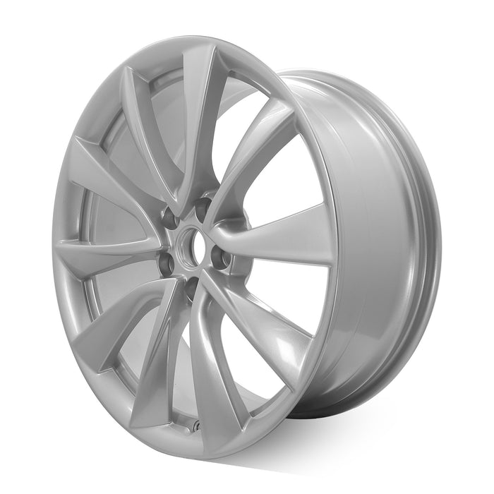 For Front Tesla Model 3 OEM Design Wheel 20" 20x8.5 2018-2020 Silver Single Replacement Rim