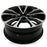 SET OF 4 New 17" 17x7 Alloy 10 Spoke Wheels For Toyota COROLLA 2017 2018 2019 Machined Black OEM Quality Replacement Rim