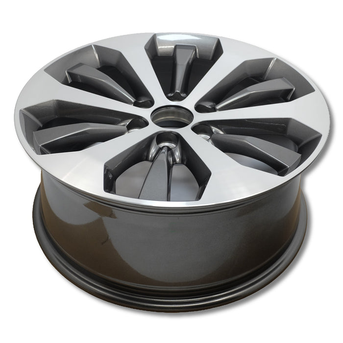 For Ford F150 Pickup OEM Design Wheel 20" 2015-2020 Machined Charcoal Single Replacement Rim HL341007JA