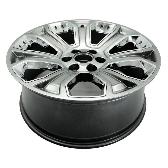 22" 22x9 Brand New Single Alloy Wheel for 2014-2020 Cadillac Escalade Chevy Silverado Suburban Tahoe GMC Yukon Sierra 1500 OEM Quality Replacement Rim
