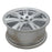 For Tesla Model S OEM Design Wheel 19" 2020-2023 19x8.5 Silver Single Replacement Rim 148628500-A