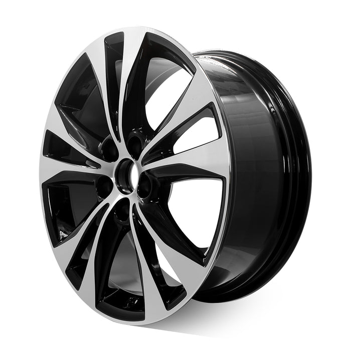 For Toyota RAV4 OEM Design Wheel 18" 18x7.5 2013-2015 Machined Black Single Replacement Rim