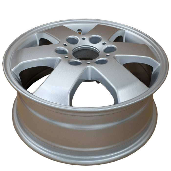 16 Inch Rims Benz 16” Set of 4 16x6.5 Silver Wheels for Mercedes-Benz Sprinter 1500 2500 ...