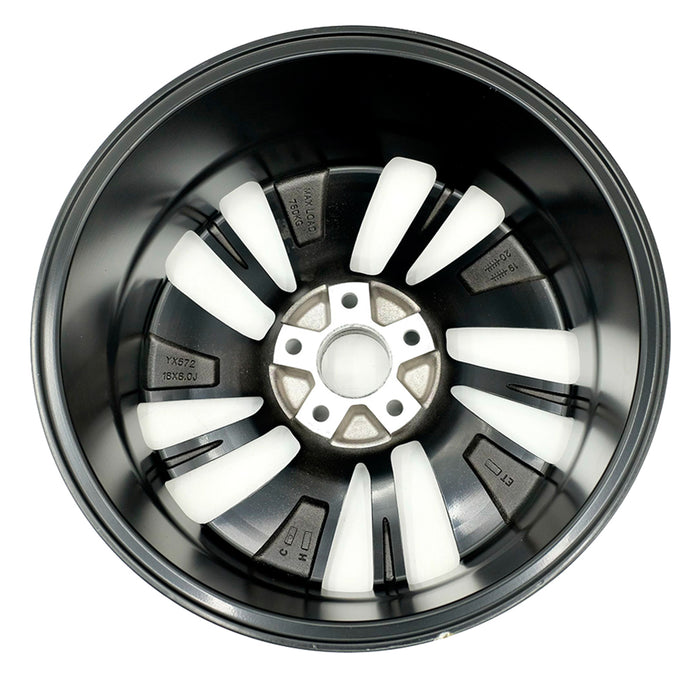 For Honda Accord OEM Design  Wheel 18" 18x8 2016-2017 Machined Black Set of 4 Replacement Rim