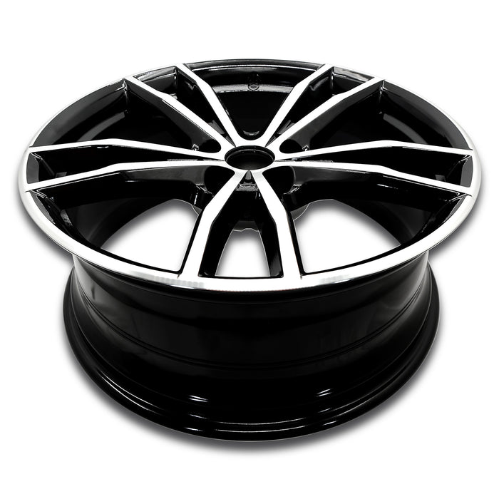 For FRONT BMW 2 Series, 3 Series & 4 Series OEM Design Wheel 19" 19x8 2019-2024 Machined Black Single Replacement Rim
